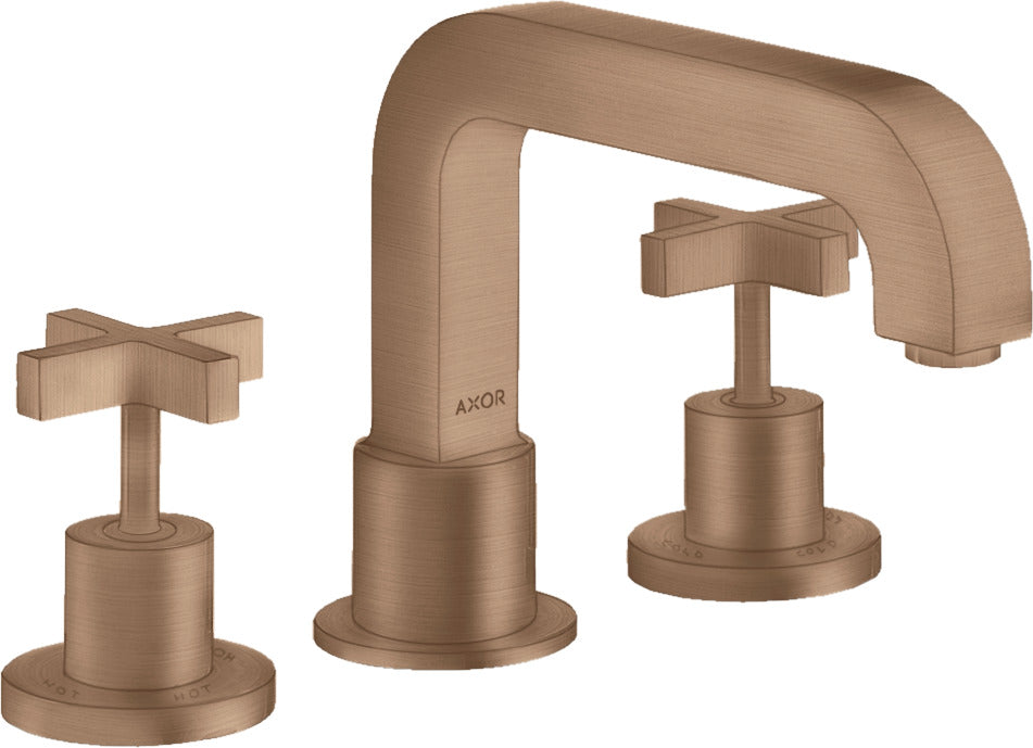 AXOR Citterio 3-hole rim-mounted bath mixer with cross handles