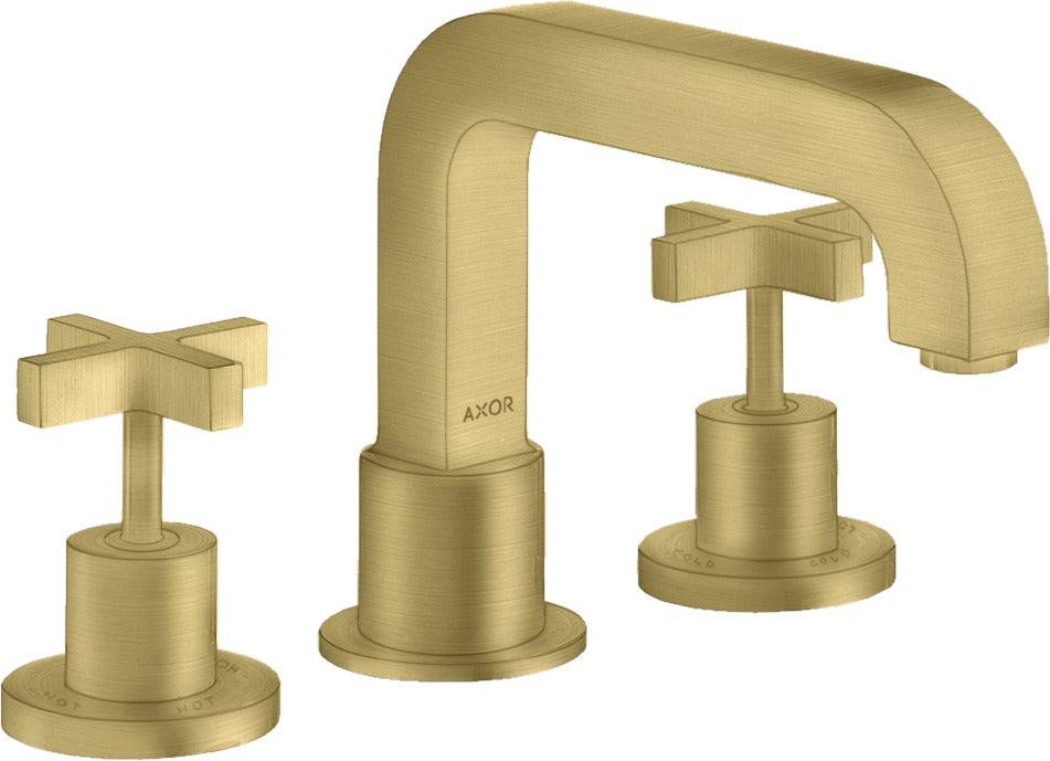 AXOR Citterio 3-hole rim-mounted bath mixer with cross handles