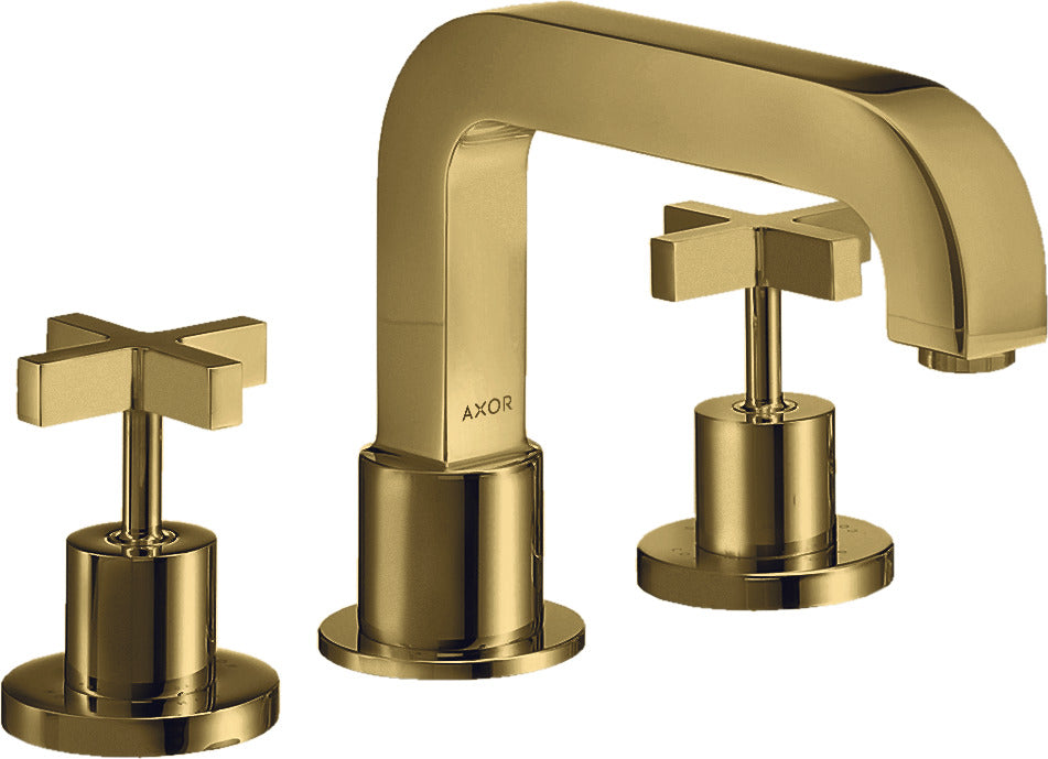 AXOR Citterio 3-hole rim-mounted bath mixer with cross handles