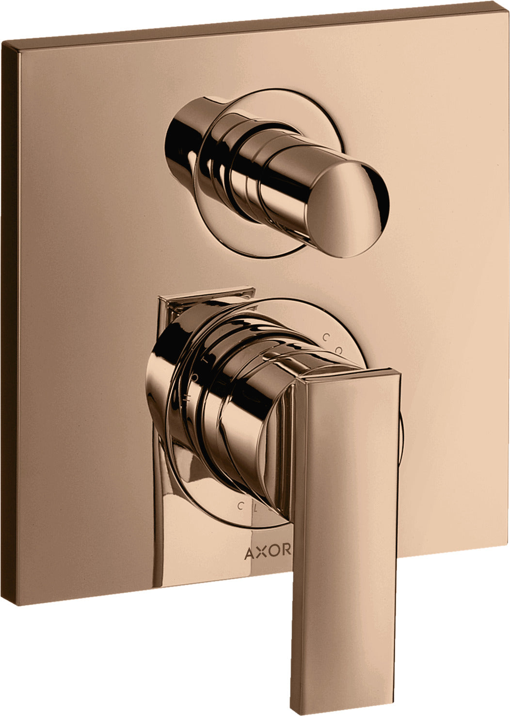 AXOR Citterio Single lever manual bath mixer for concealed installation with lever handle and integrated backflow prevention
