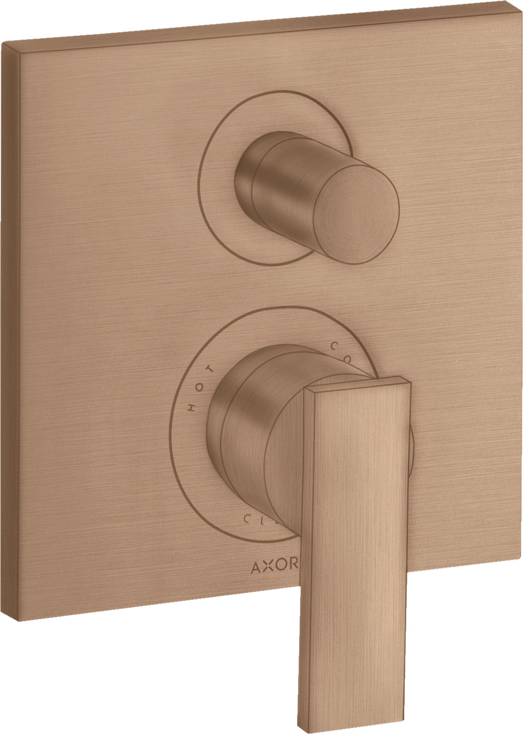 AXOR Citterio Single lever manual bath mixer for concealed installation with lever handle and integrated backflow prevention