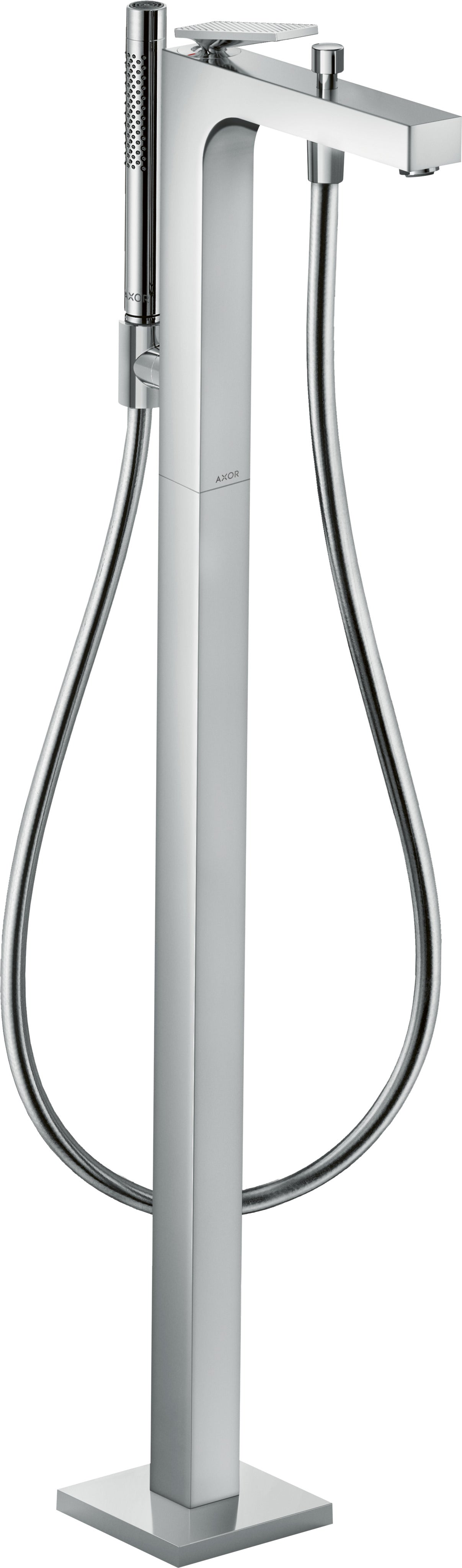 AXOR Citterio Single lever bath mixer floor-standing with lever handle - rhombic cut