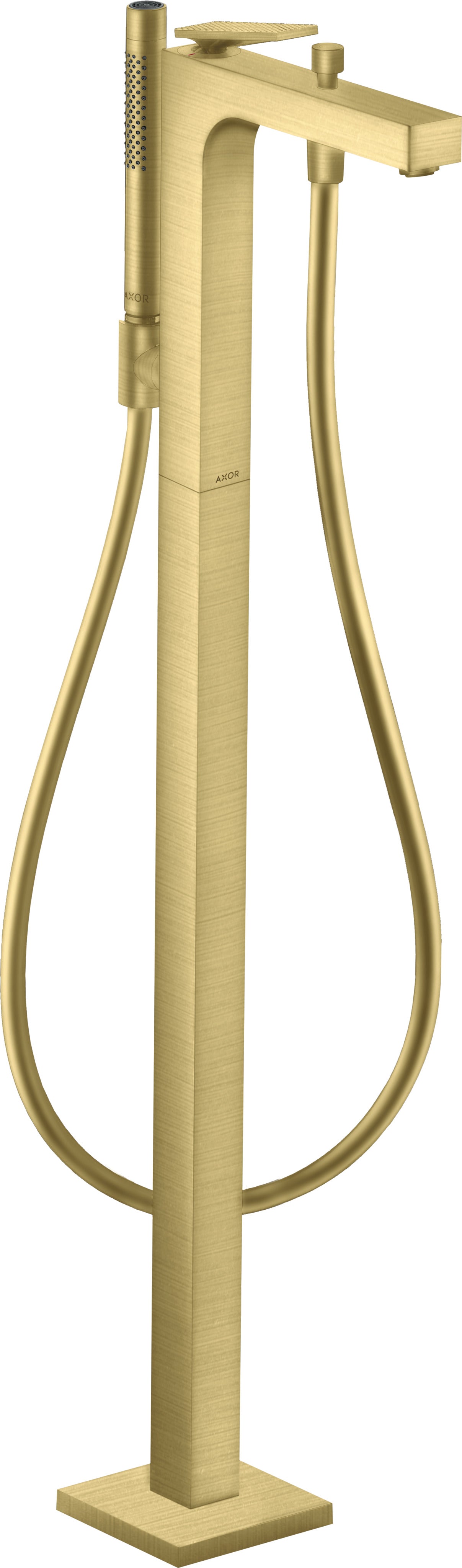 AXOR Citterio Single lever bath mixer floor-standing with lever handle - rhombic cut