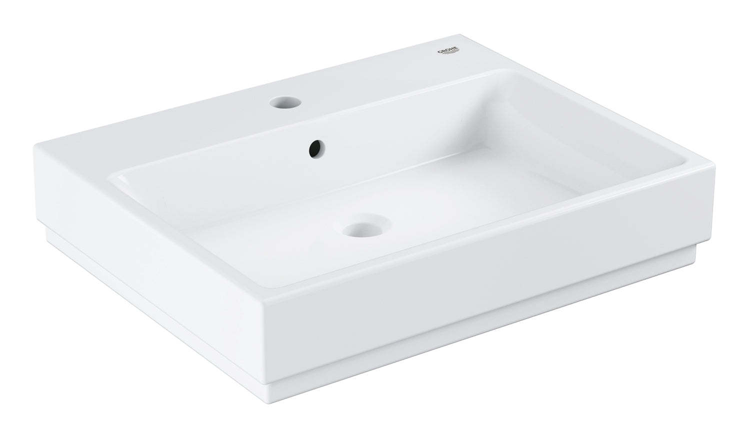 Cube Ceramic Wash basin 60 wall fixings not included