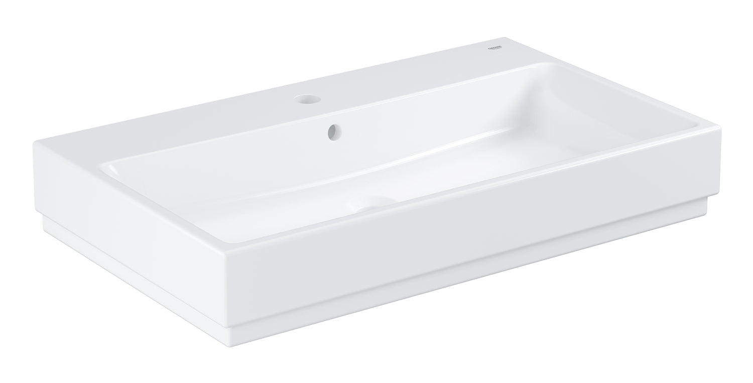 Cube Ceramic Counter top basin 80