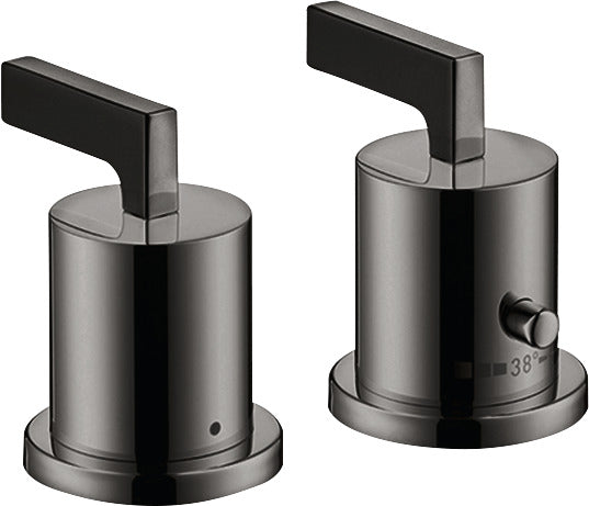 AXOR Citterio 2-hole rim-mounted thermostatic bath mixer with lever handles