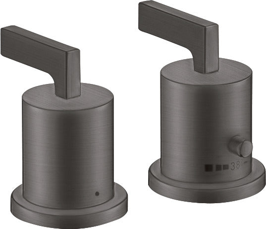 AXOR Citterio 2-hole rim-mounted thermostatic bath mixer with lever handles