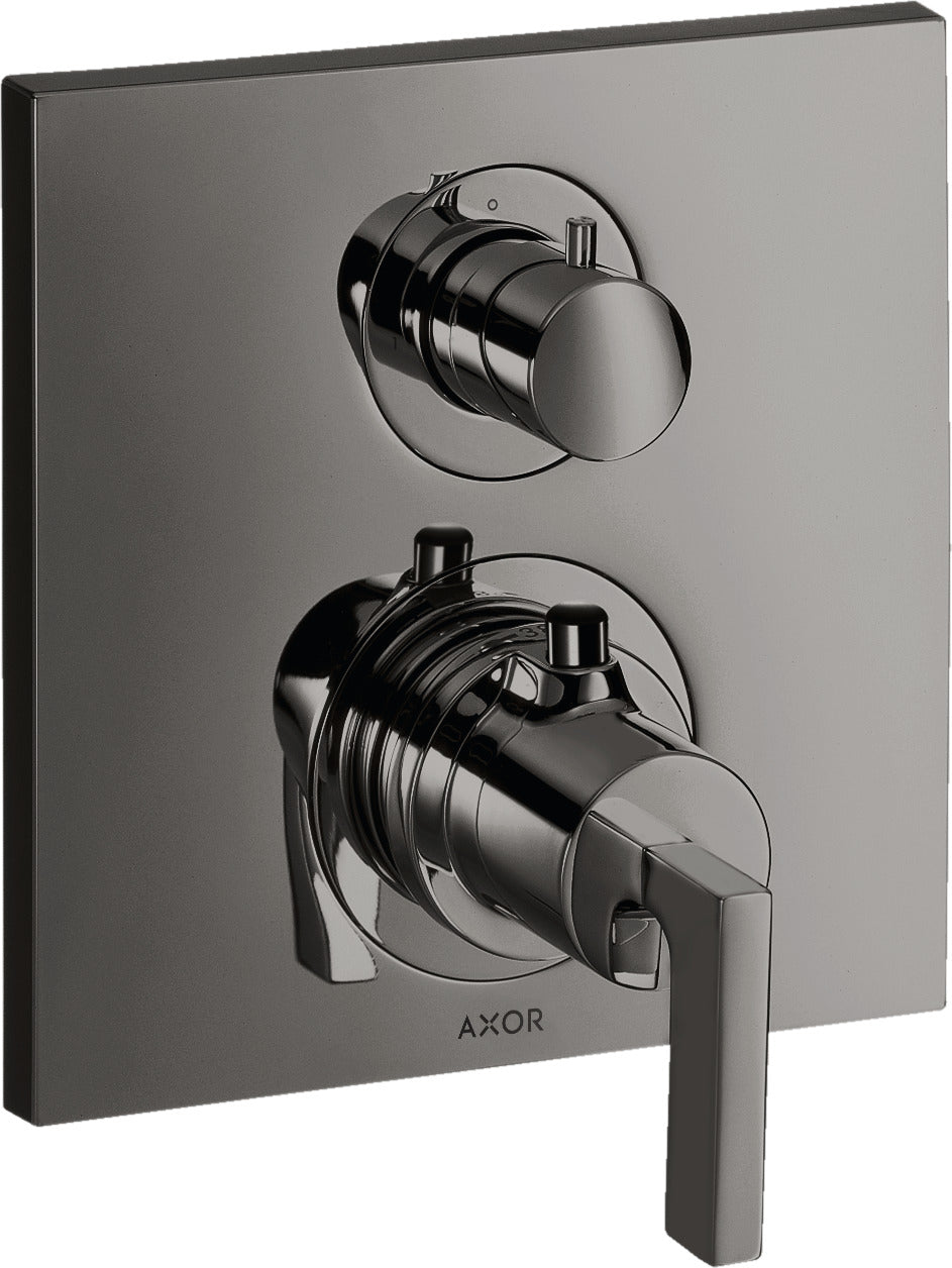 AXOR Citterio Thermostatic mixer for concealed installation with shut-off valve and lever handle