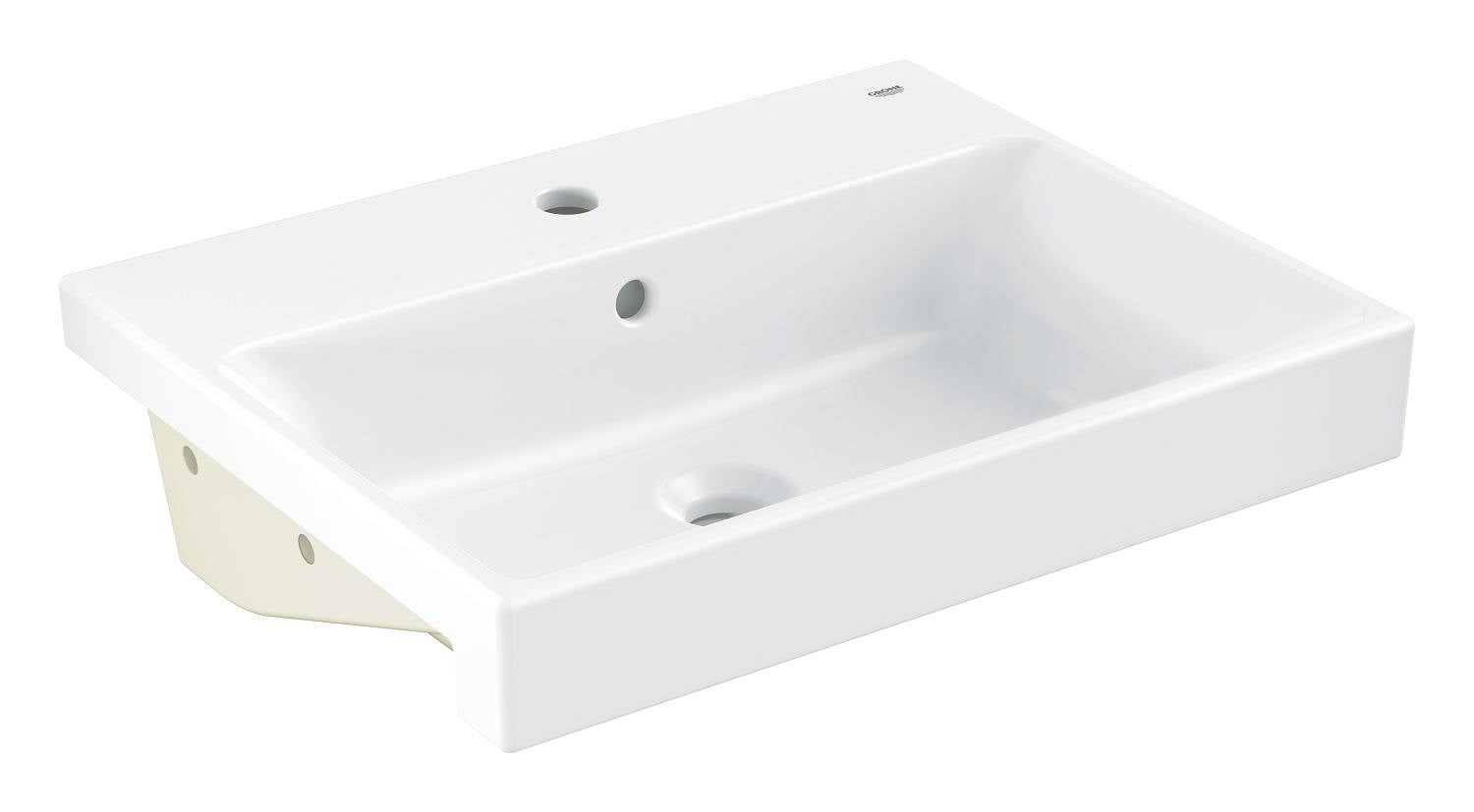 Eurocube Semi-recessed basin 55