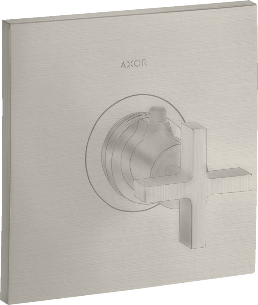 AXOR Citterio Thermostatic mixer HighFlow for concealed installation with cross handle