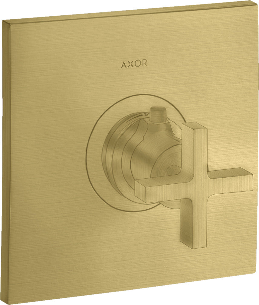 AXOR Citterio Thermostatic mixer HighFlow for concealed installation with cross handle