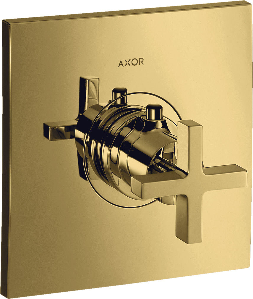 AXOR Citterio Thermostatic mixer HighFlow for concealed installation with cross handle