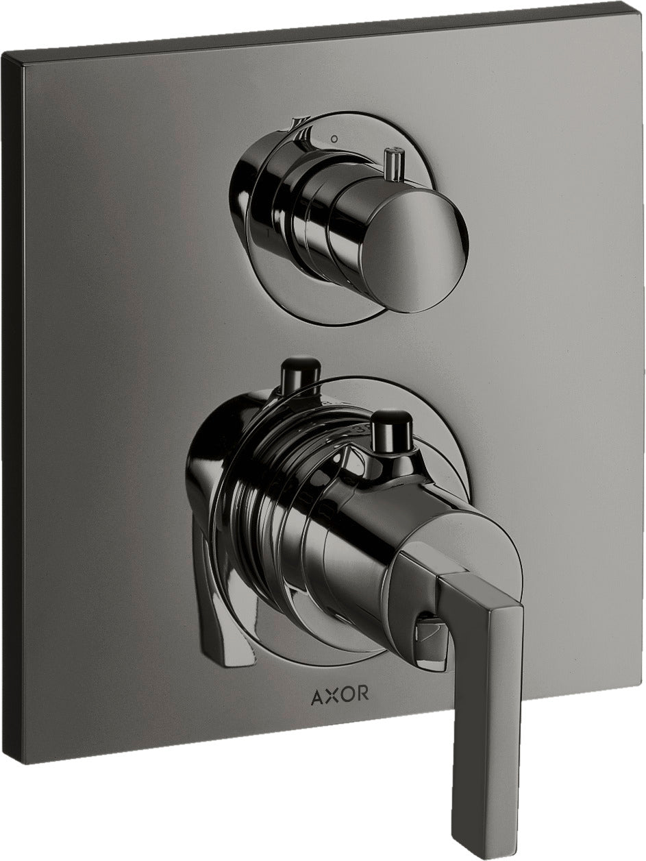 AXOR Citterio Thermostatic mixer for concealed installation with shut-off / diverter valve and lever handle