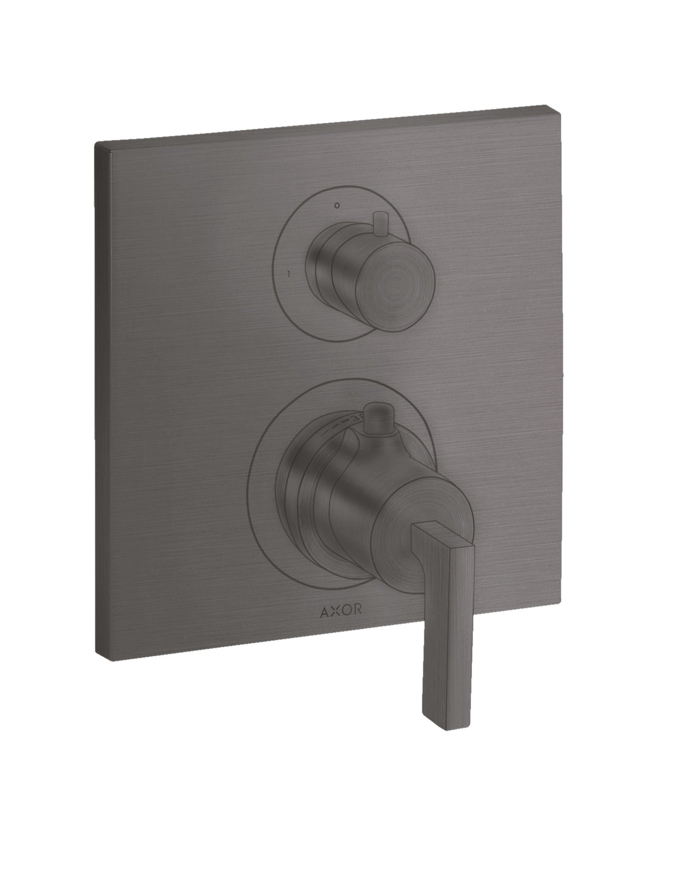AXOR Citterio Thermostatic mixer for concealed installation with shut-off / diverter valve and lever handle