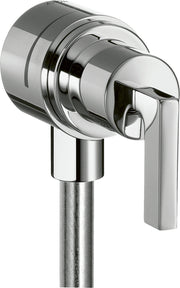AXOR Citterio Wall outlet stop with non-return valve, shut-off valve and lever handle