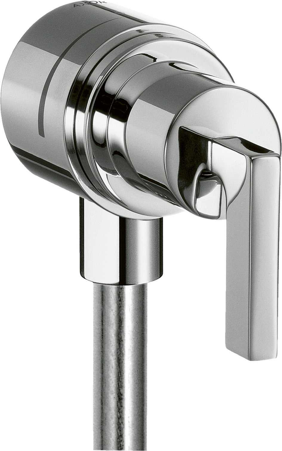 AXOR Citterio Wall outlet stop with non-return valve, shut-off valve and lever handle