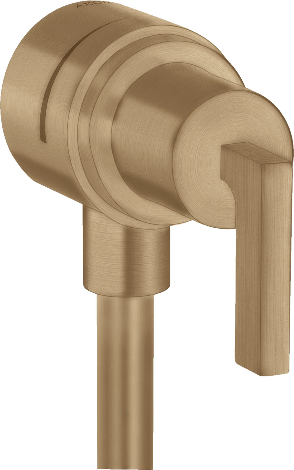 AXOR Citterio Wall outlet stop with non-return valve, shut-off valve and lever handle