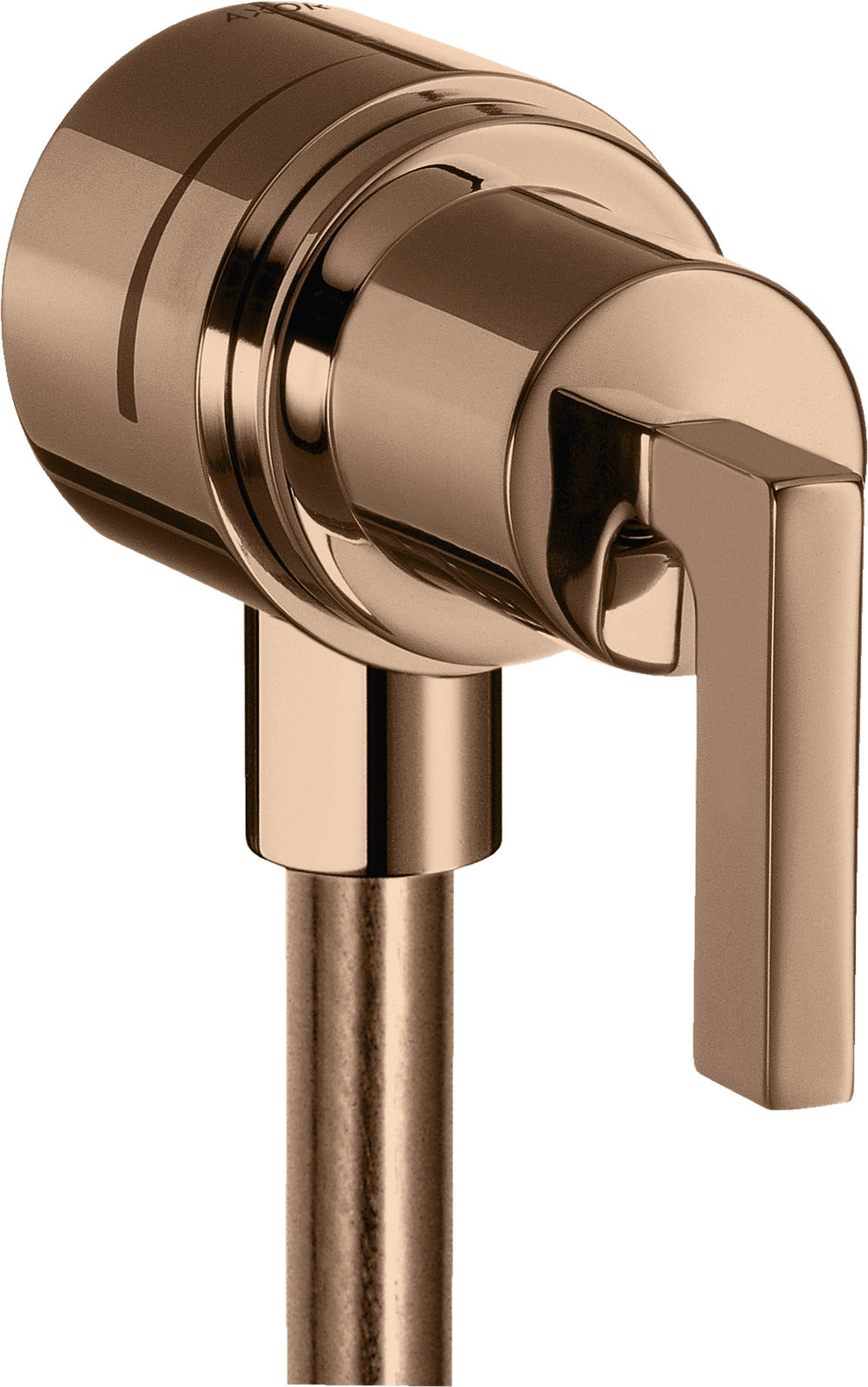 AXOR Citterio Wall outlet stop with non-return valve, shut-off valve and lever handle