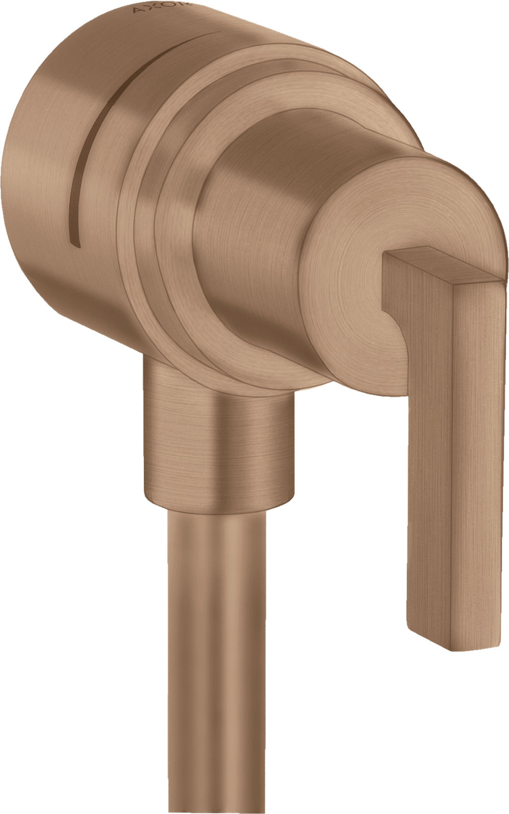 AXOR Citterio Wall outlet stop with non-return valve, shut-off valve and lever handle
