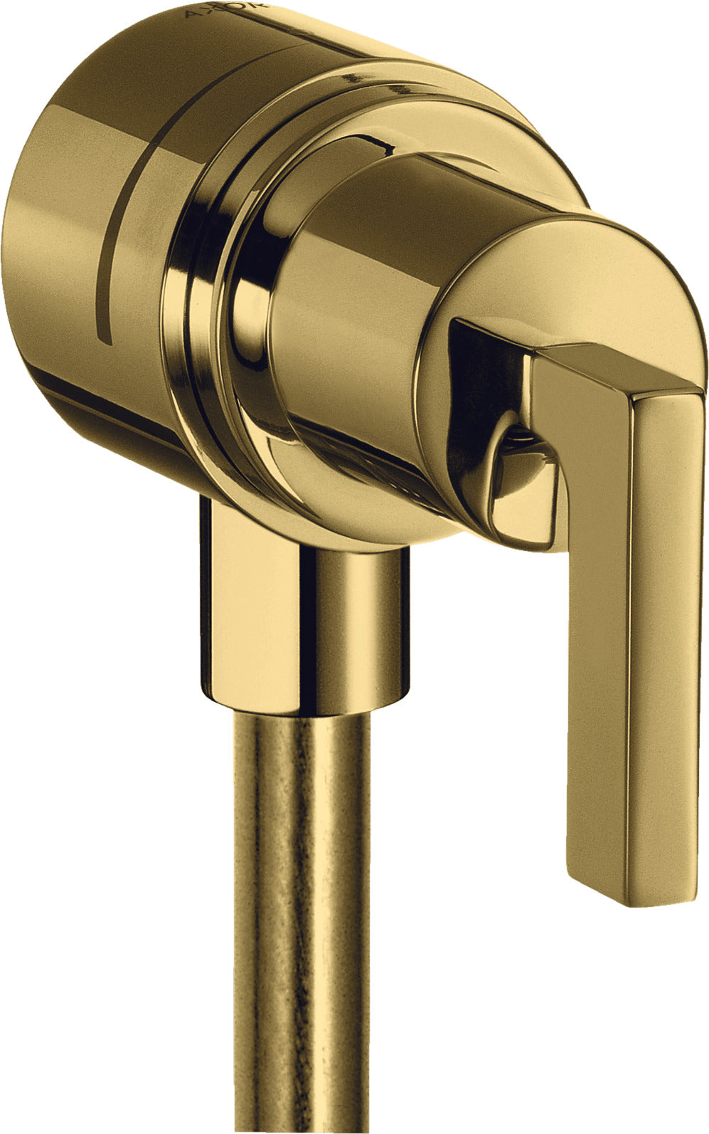 AXOR Citterio Wall outlet stop with non-return valve, shut-off valve and lever handle