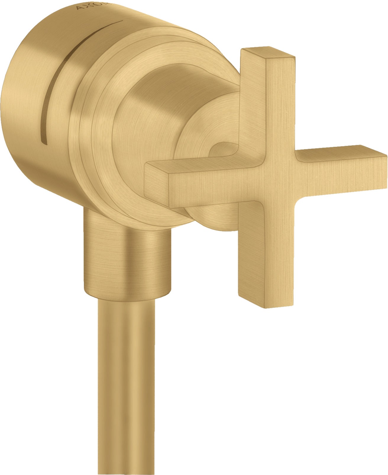AXOR Citterio Wall outlet stop with non-return valve, shut-off valve and cross handle