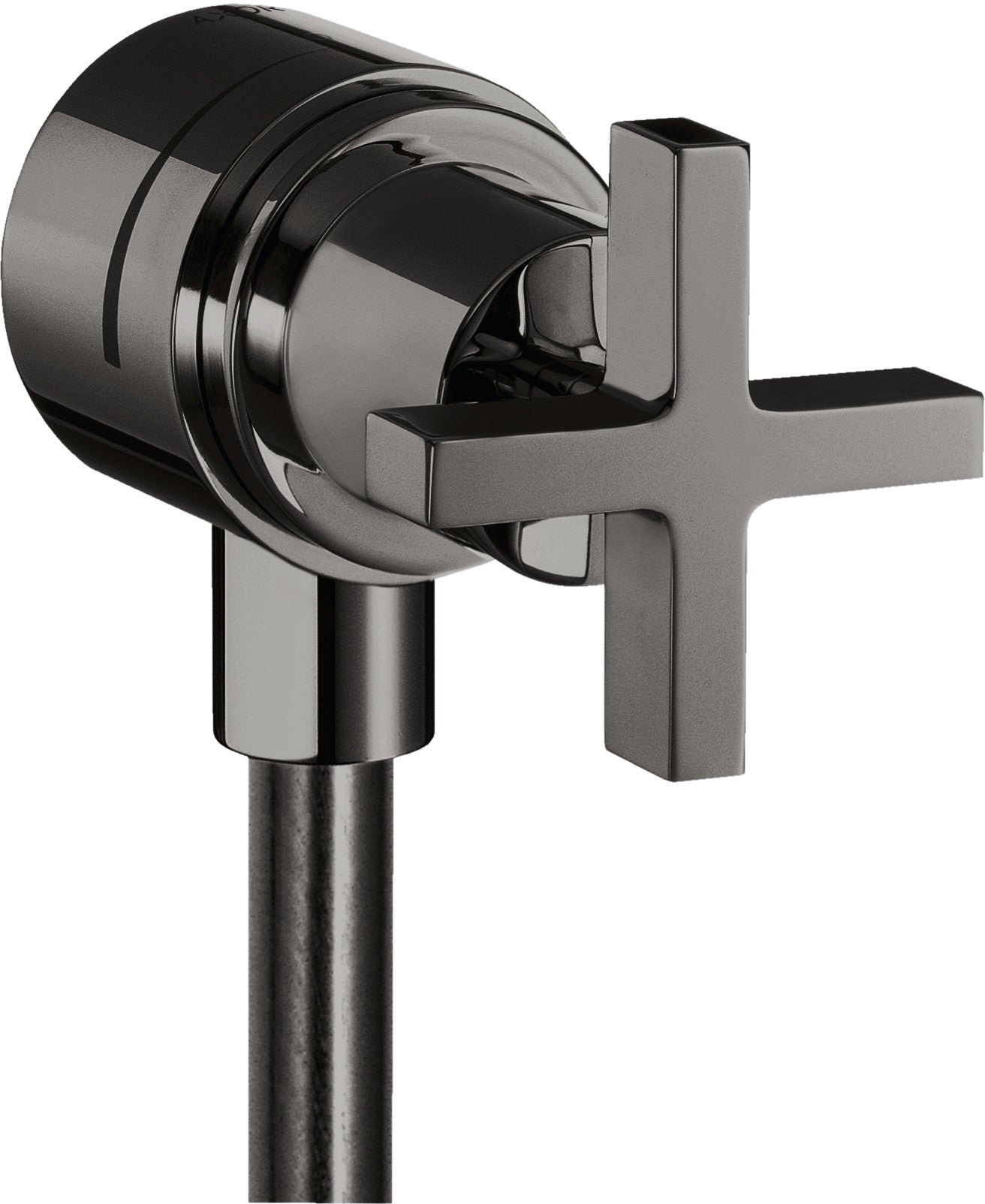 AXOR Citterio Wall outlet stop with non-return valve, shut-off valve and cross handle