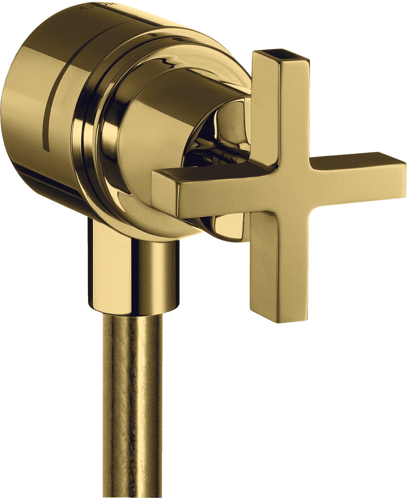 AXOR Citterio Wall outlet stop with non-return valve, shut-off valve and cross handle