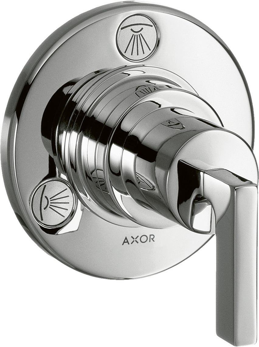 AXOR Citterio Shut-off / diverter valve Trio / Quattro finish set with lever handle