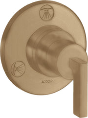 AXOR Citterio Shut-off / diverter valve Trio / Quattro finish set with lever handle