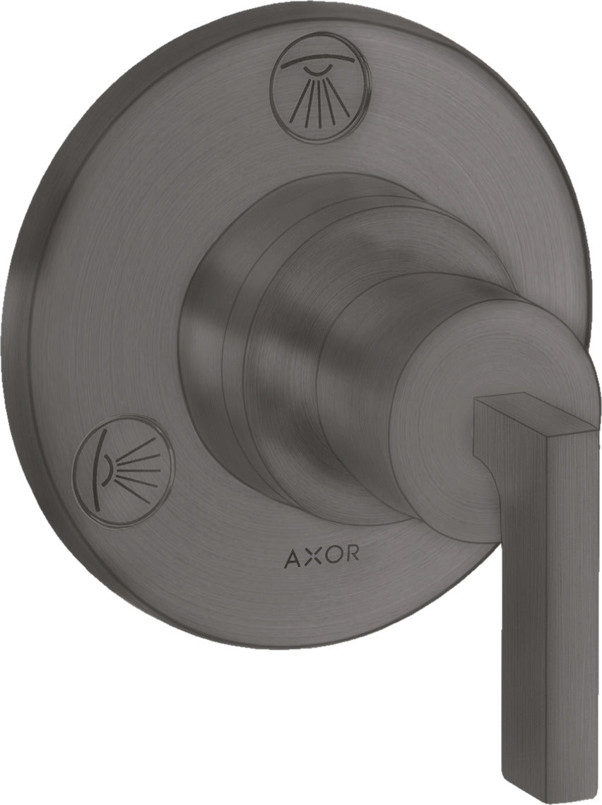 AXOR Citterio Shut-off / diverter valve Trio / Quattro finish set with lever handle