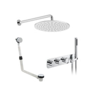 Tablet Altitude 3 Outlet 3 Handle Concealed Thermostatic Valve with Integrated Outlet Handset and Hose