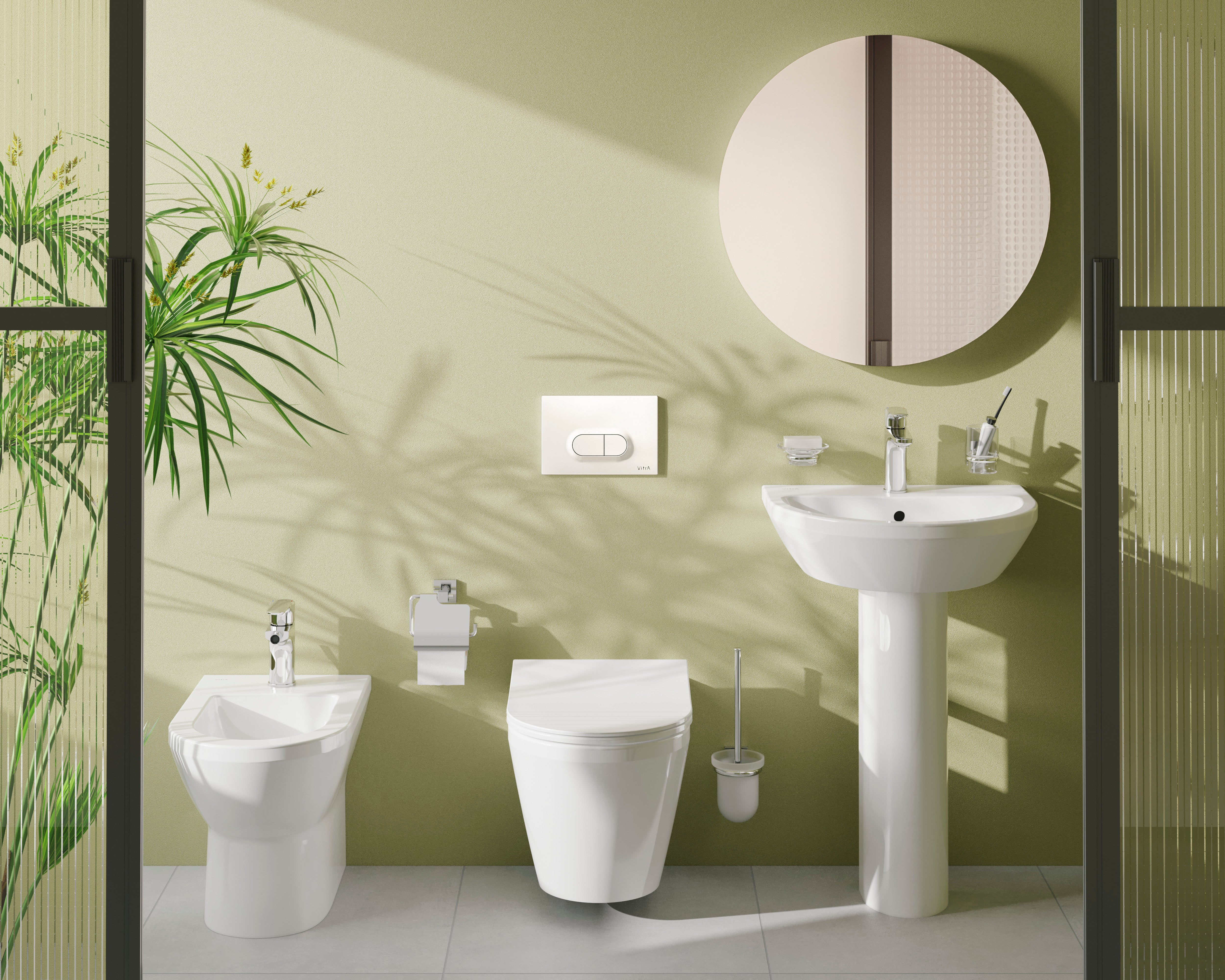 Standard Washbasin, 55cm, Round