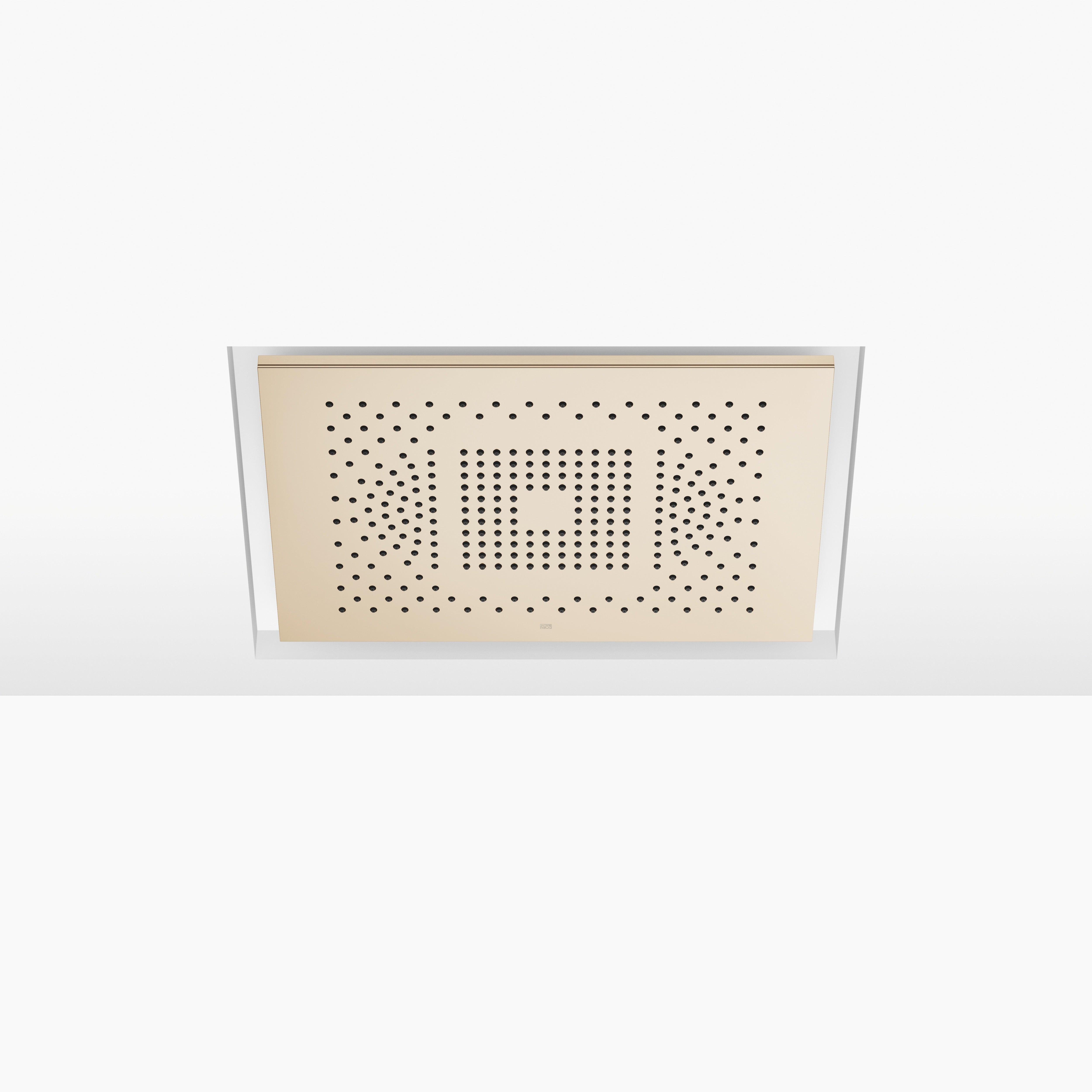 Serenity Sky Rain Panel For Recessed Ceiling Installation With Light Flowreduce Chrome