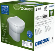 Duravit No.1 Toilet set floorstanding White High Gloss 480 mm