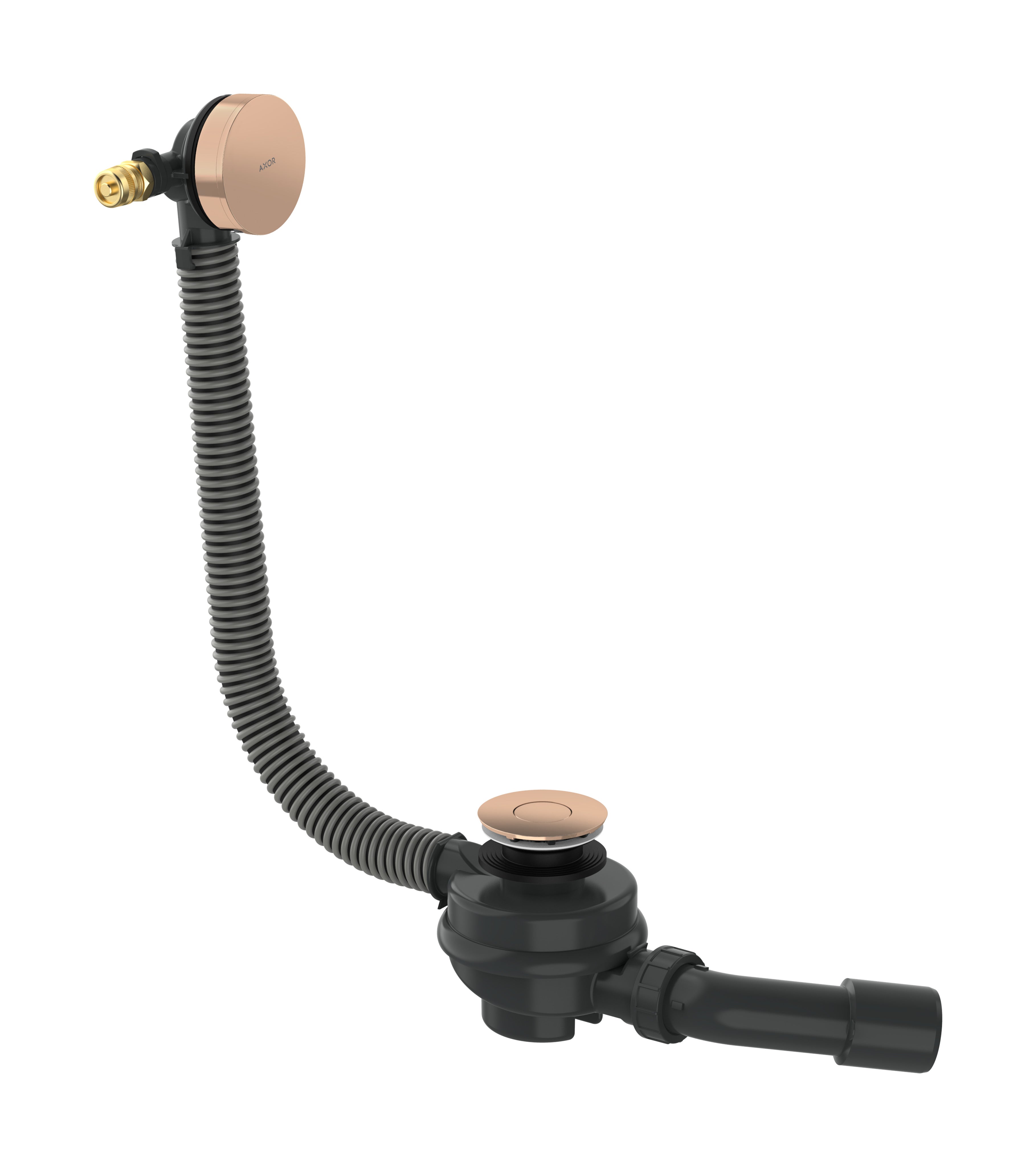 AXOR Exafill Complete set bath filler, waste and overflow set for bathtub