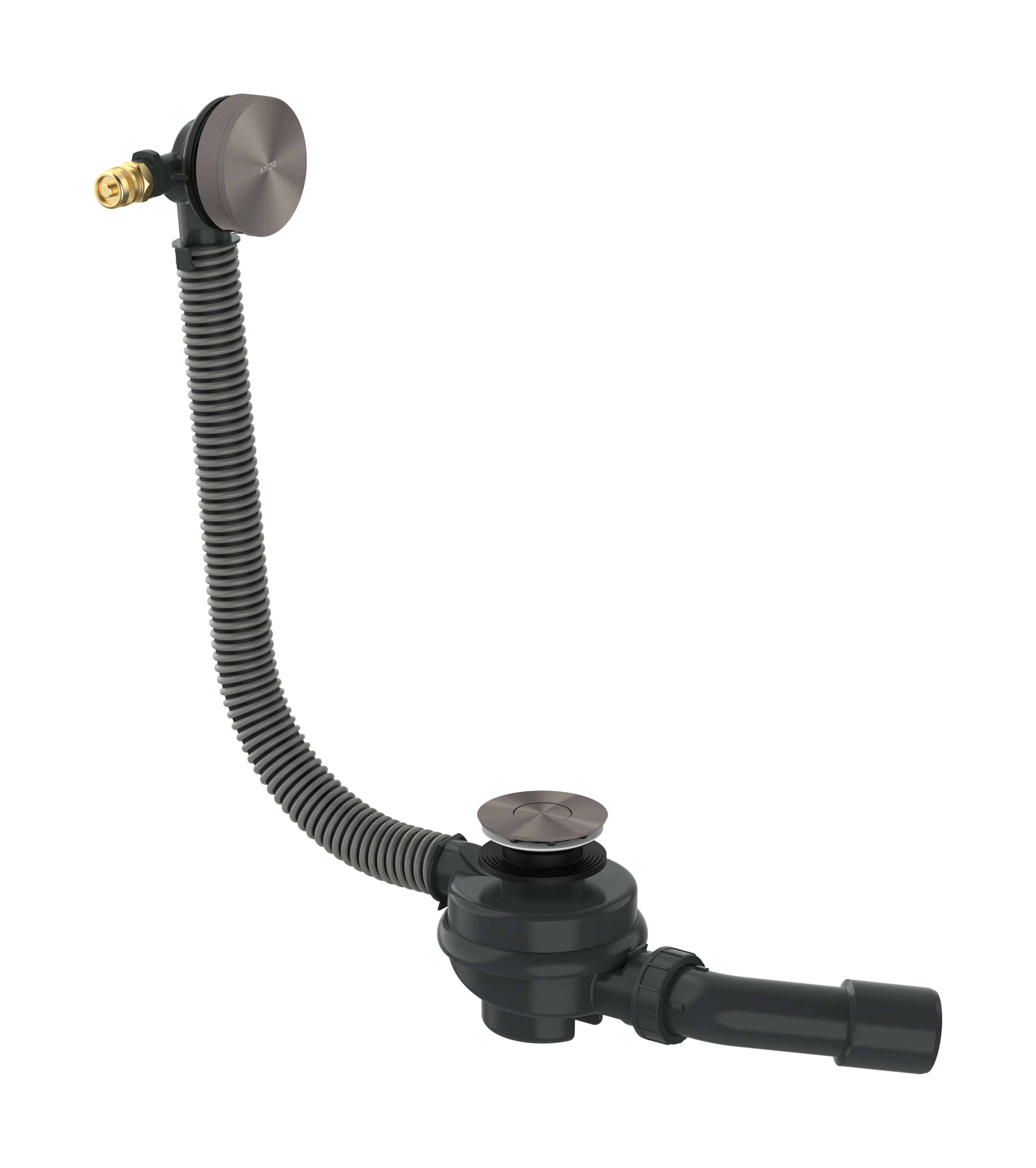 AXOR Exafill Complete set bath filler, waste and overflow set for bathtub