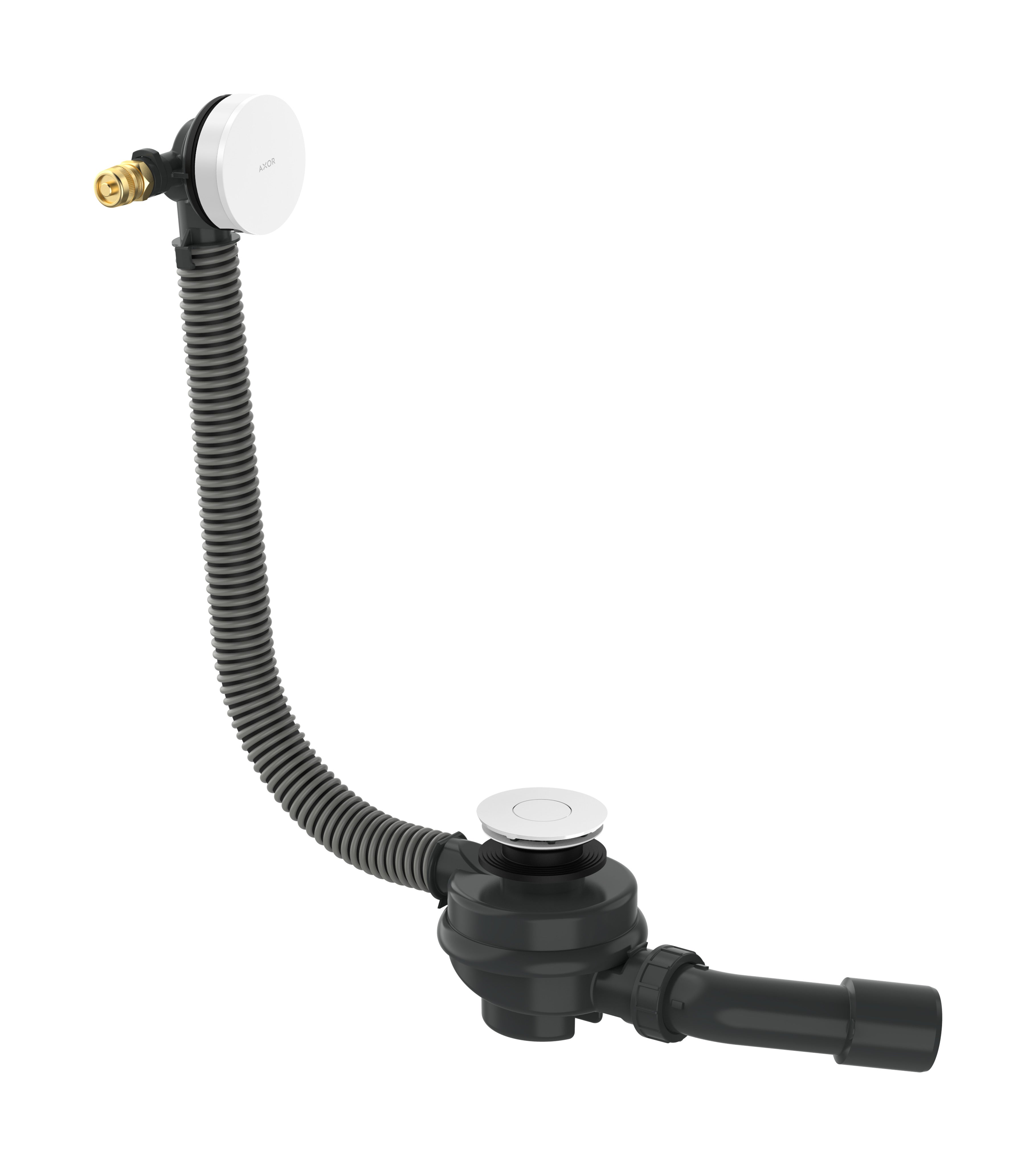 AXOR Exafill Complete set bath filler, waste and overflow set for bathtub