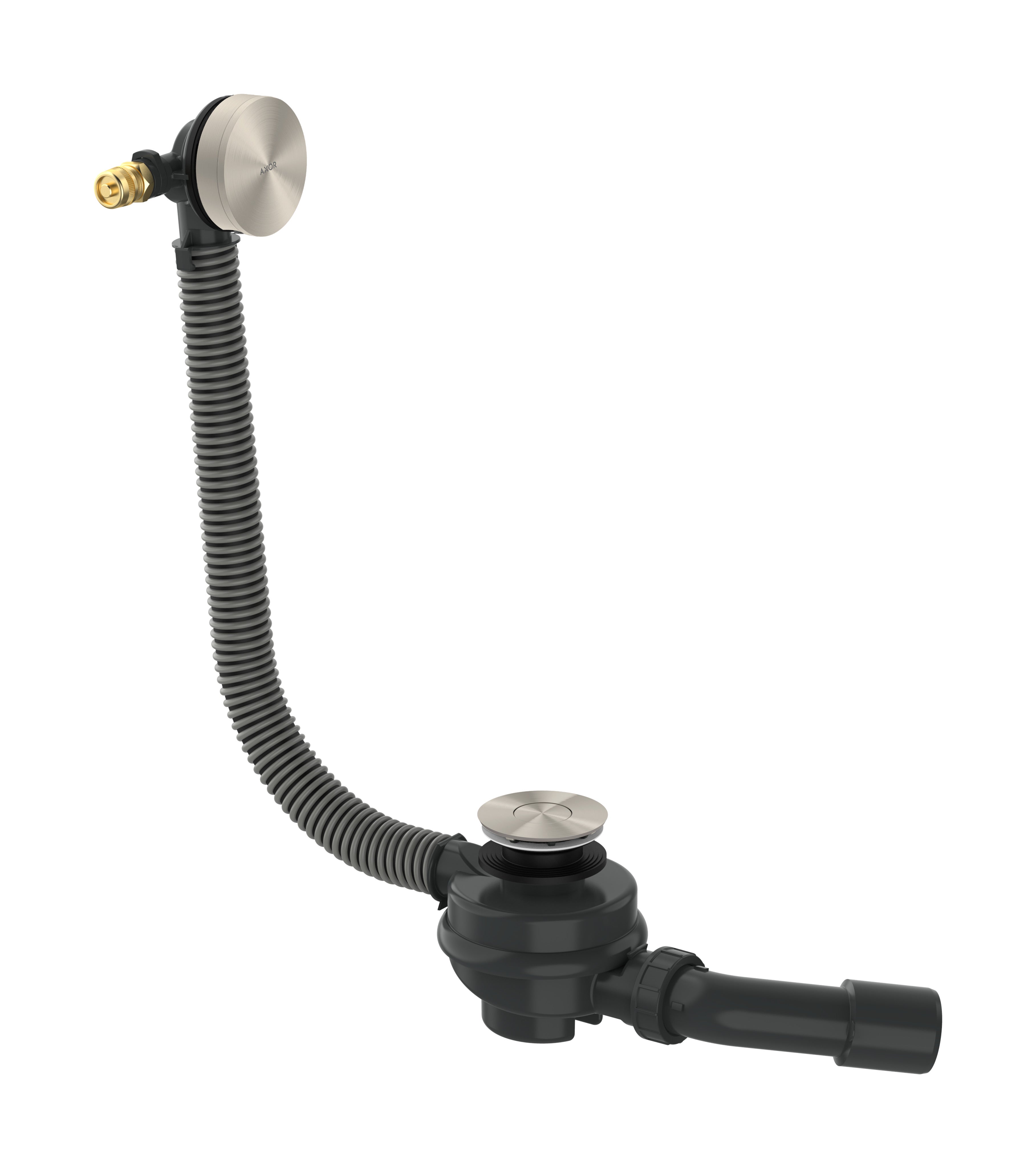 AXOR Exafill Complete set bath filler, waste and overflow set for bathtub