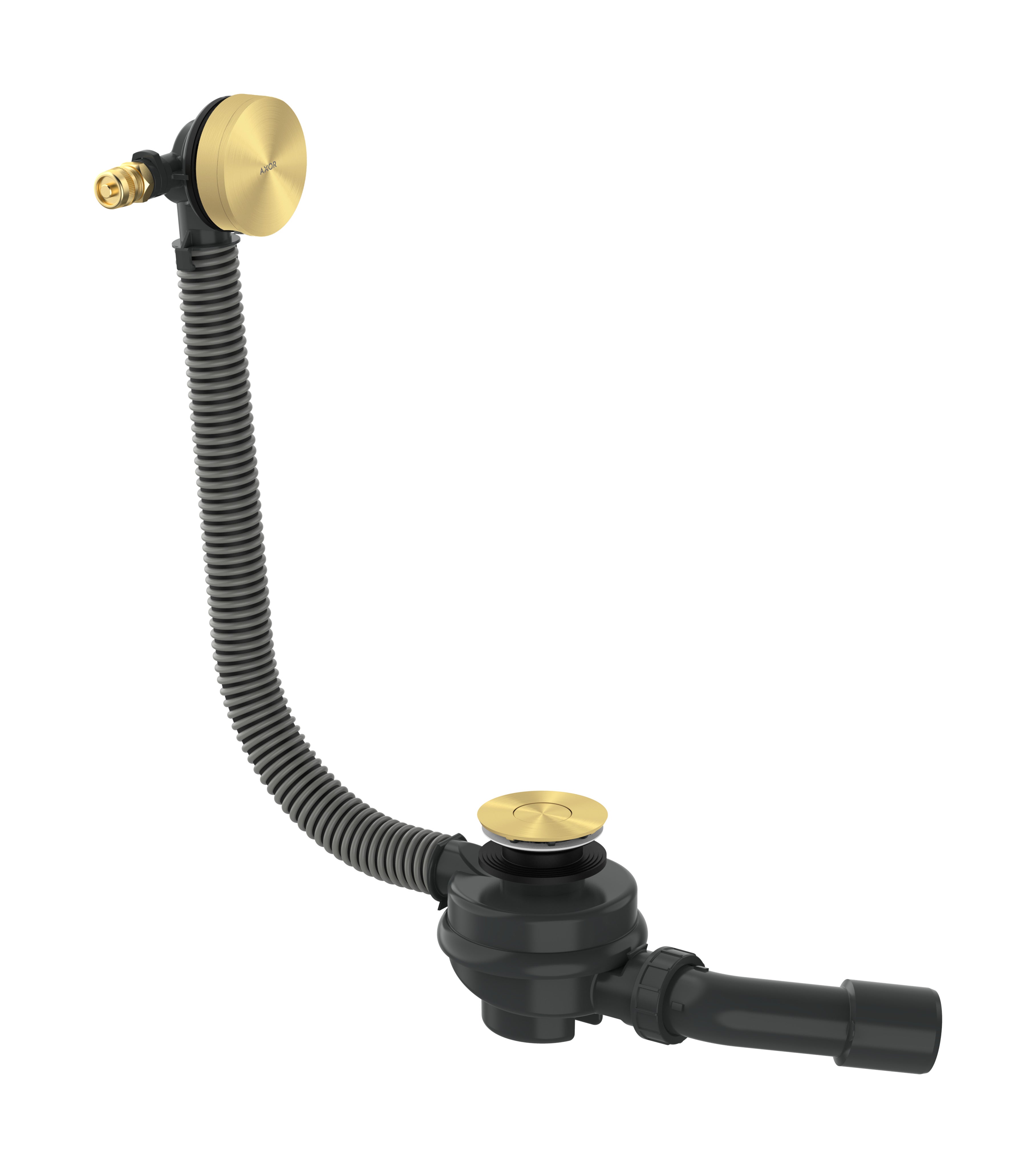 AXOR Exafill Complete set bath filler, waste and overflow set for bathtub