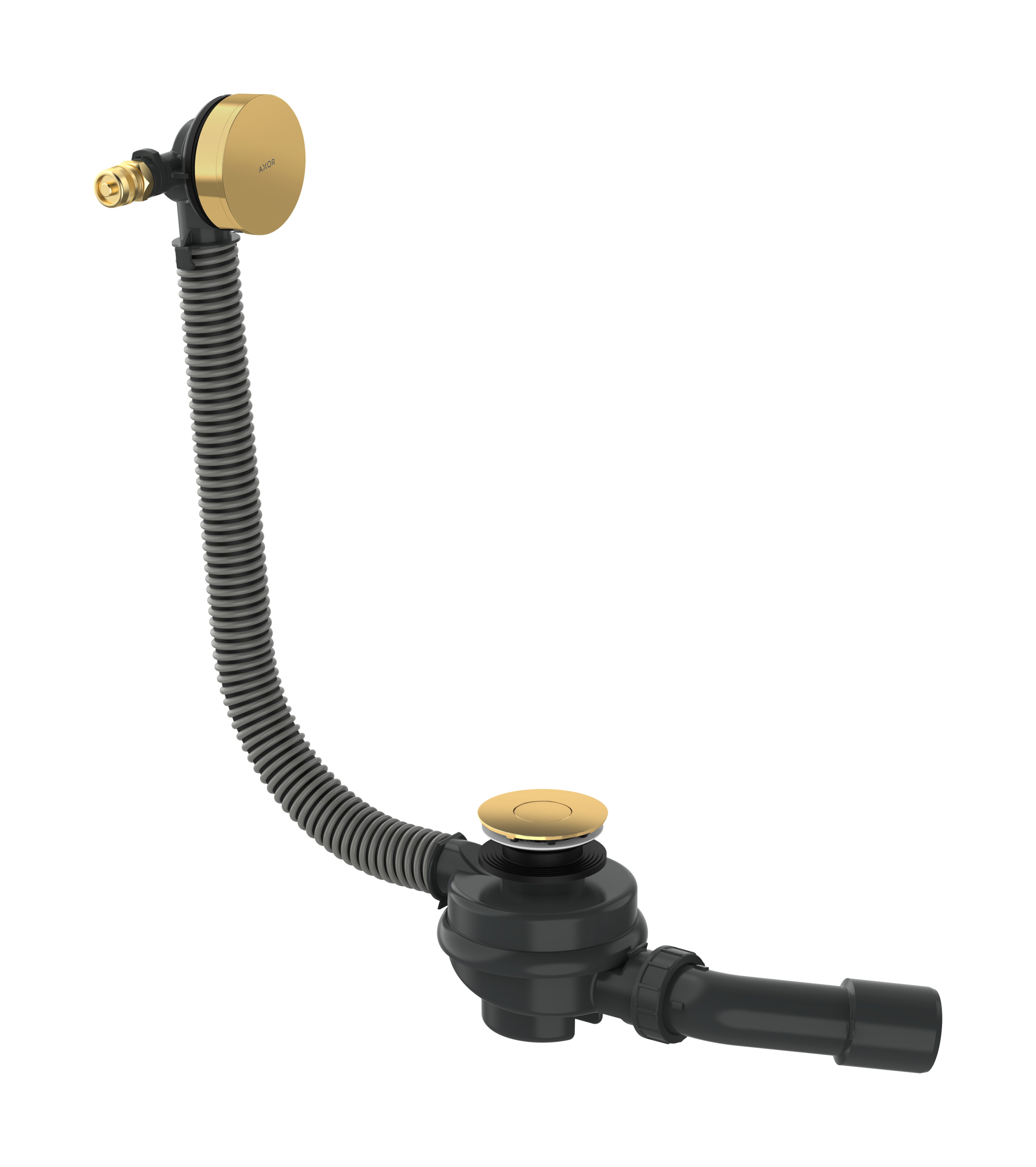 AXOR Exafill Complete set bath filler, waste and overflow set for bathtub