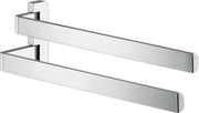 AXOR Universal Softsquare Towel holder twin-handle