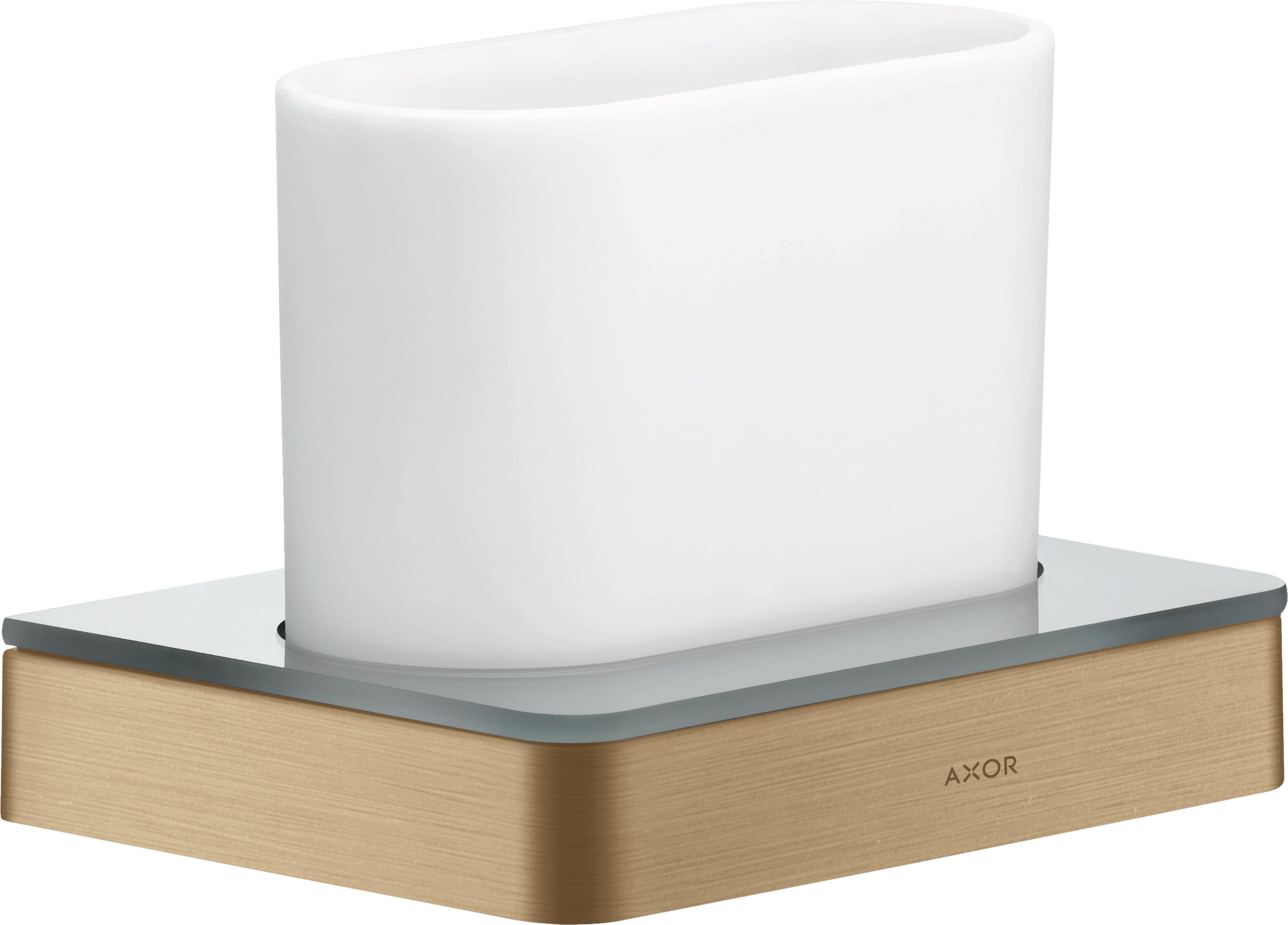 AXOR Universal Softsquare Toothbrush tumbler