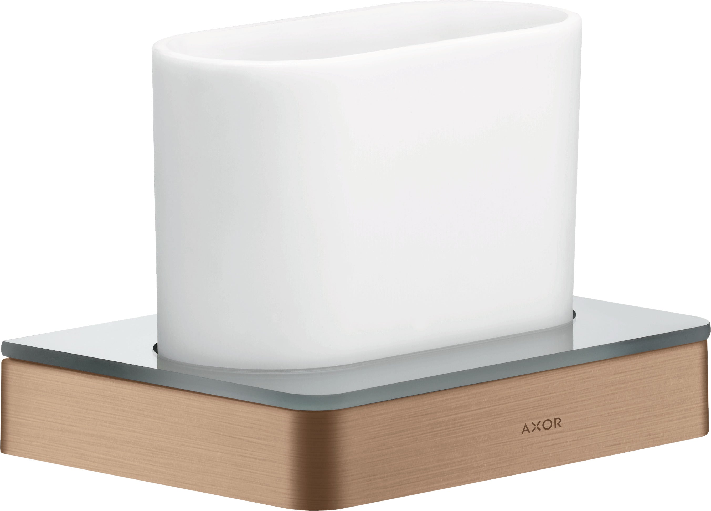 AXOR Universal Softsquare Toothbrush tumbler