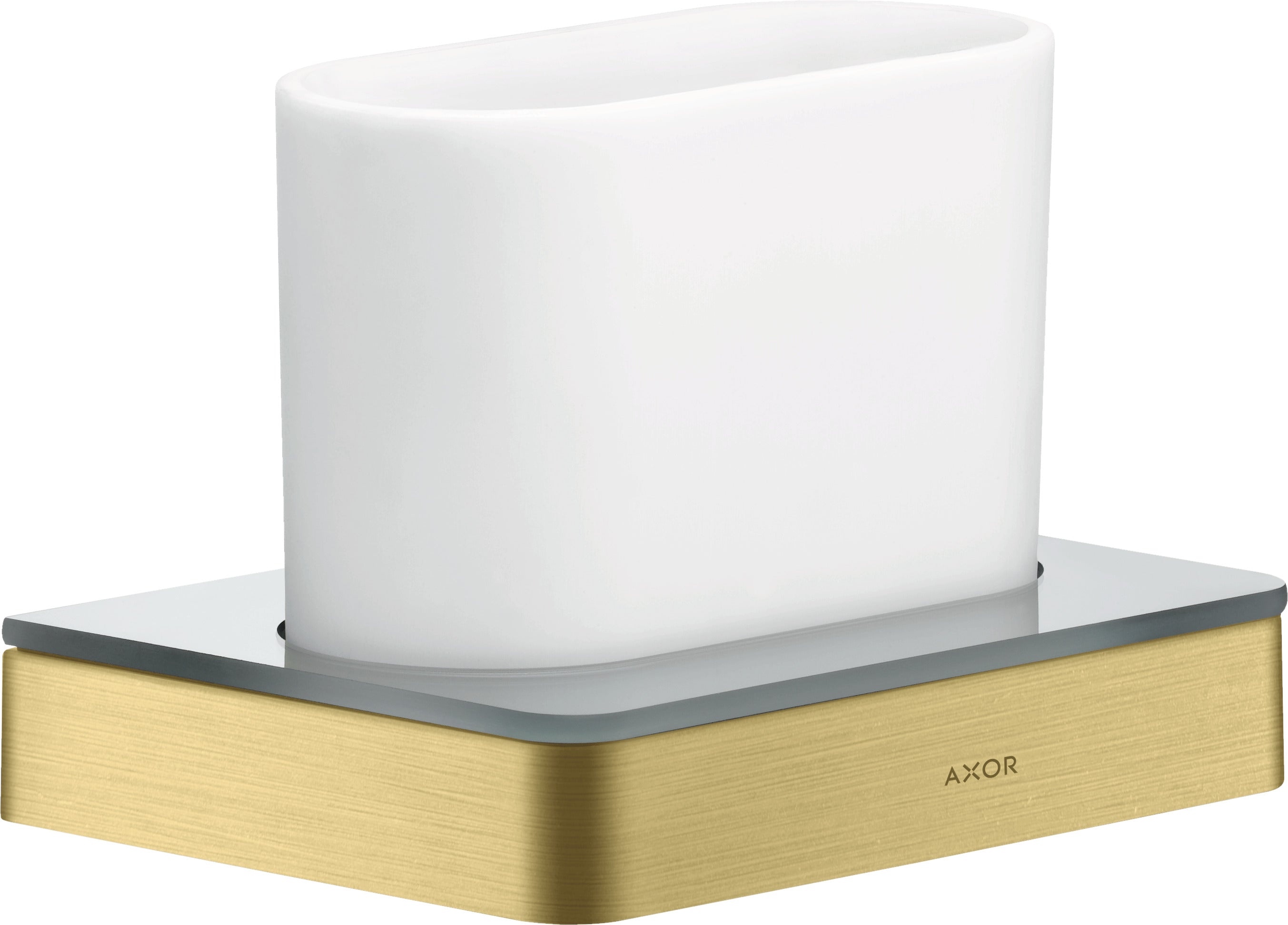 AXOR Universal Softsquare Toothbrush tumbler