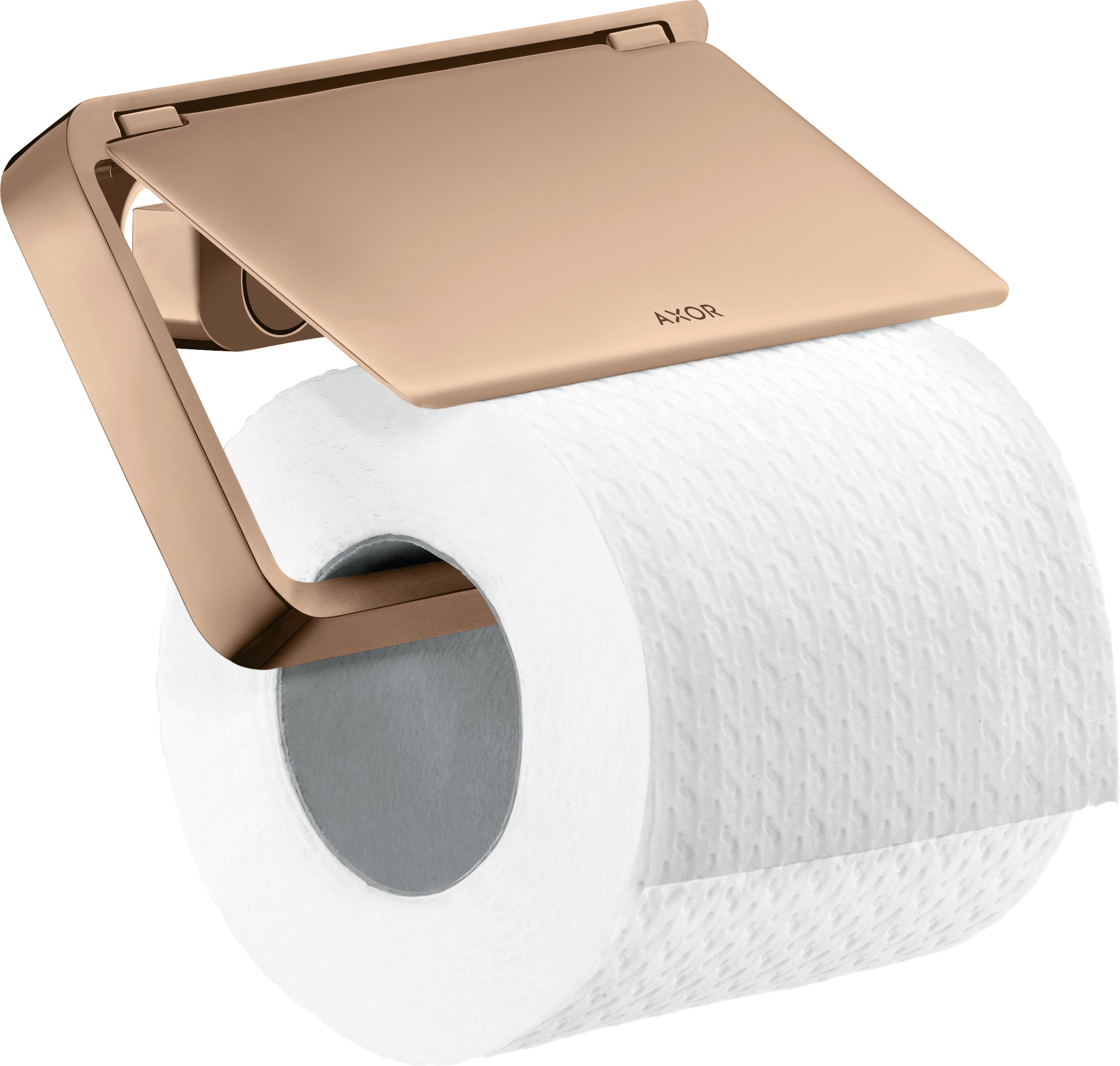 AXOR Universal Softsquare Toilet roll holder with cover