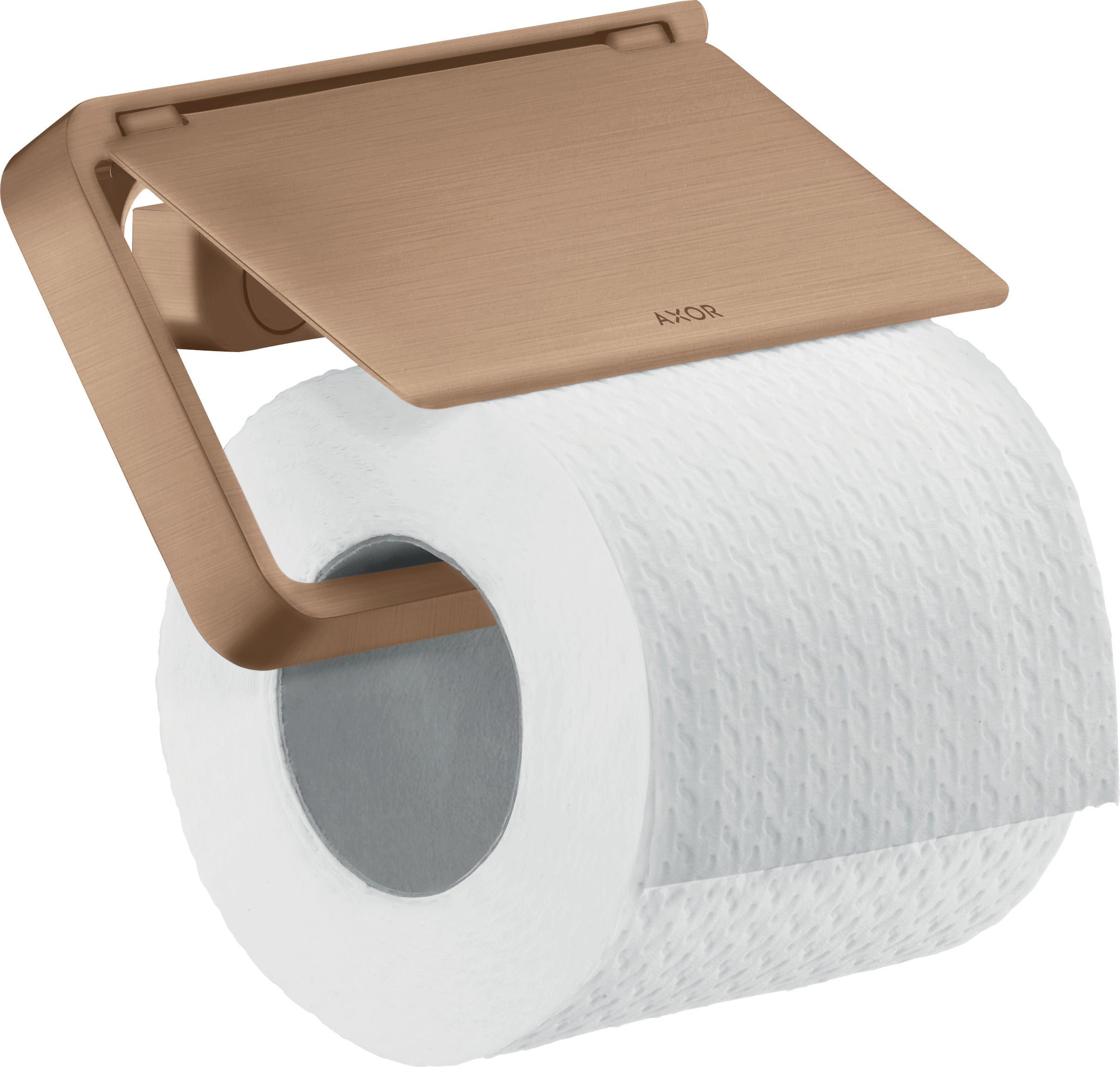 AXOR Universal Softsquare Toilet roll holder with cover
