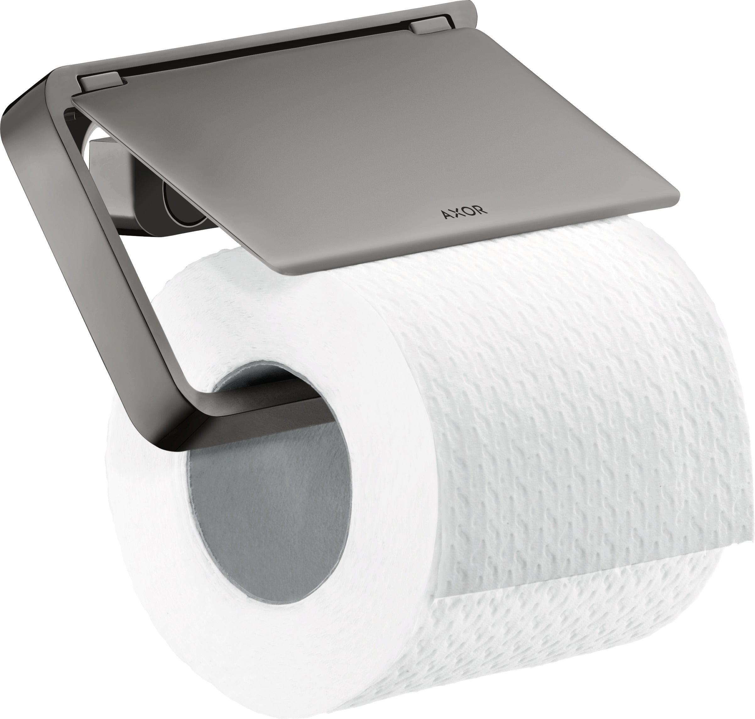 AXOR Universal Softsquare Toilet roll holder with cover