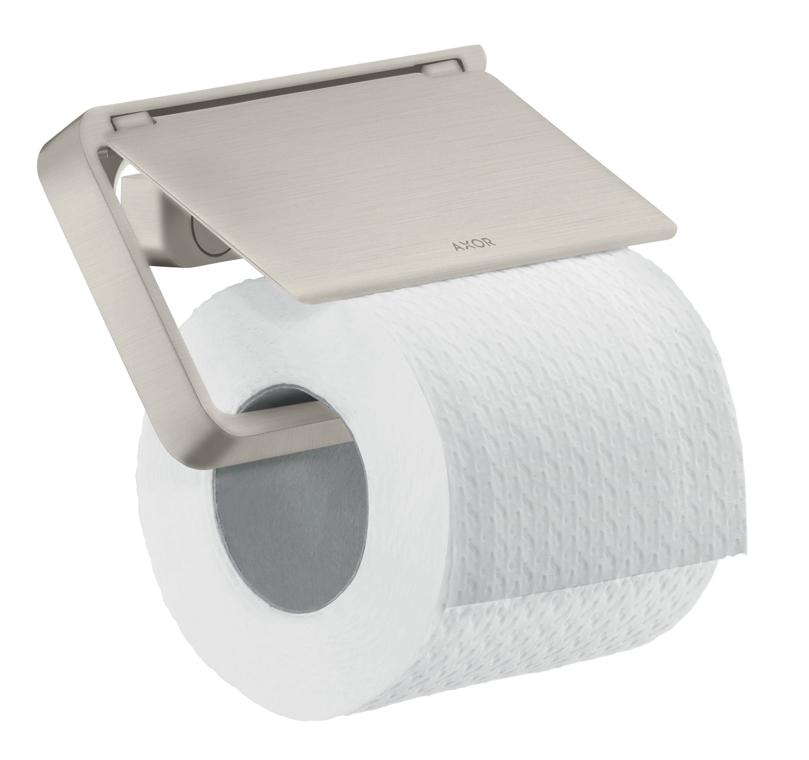 AXOR Universal Softsquare Toilet roll holder with cover
