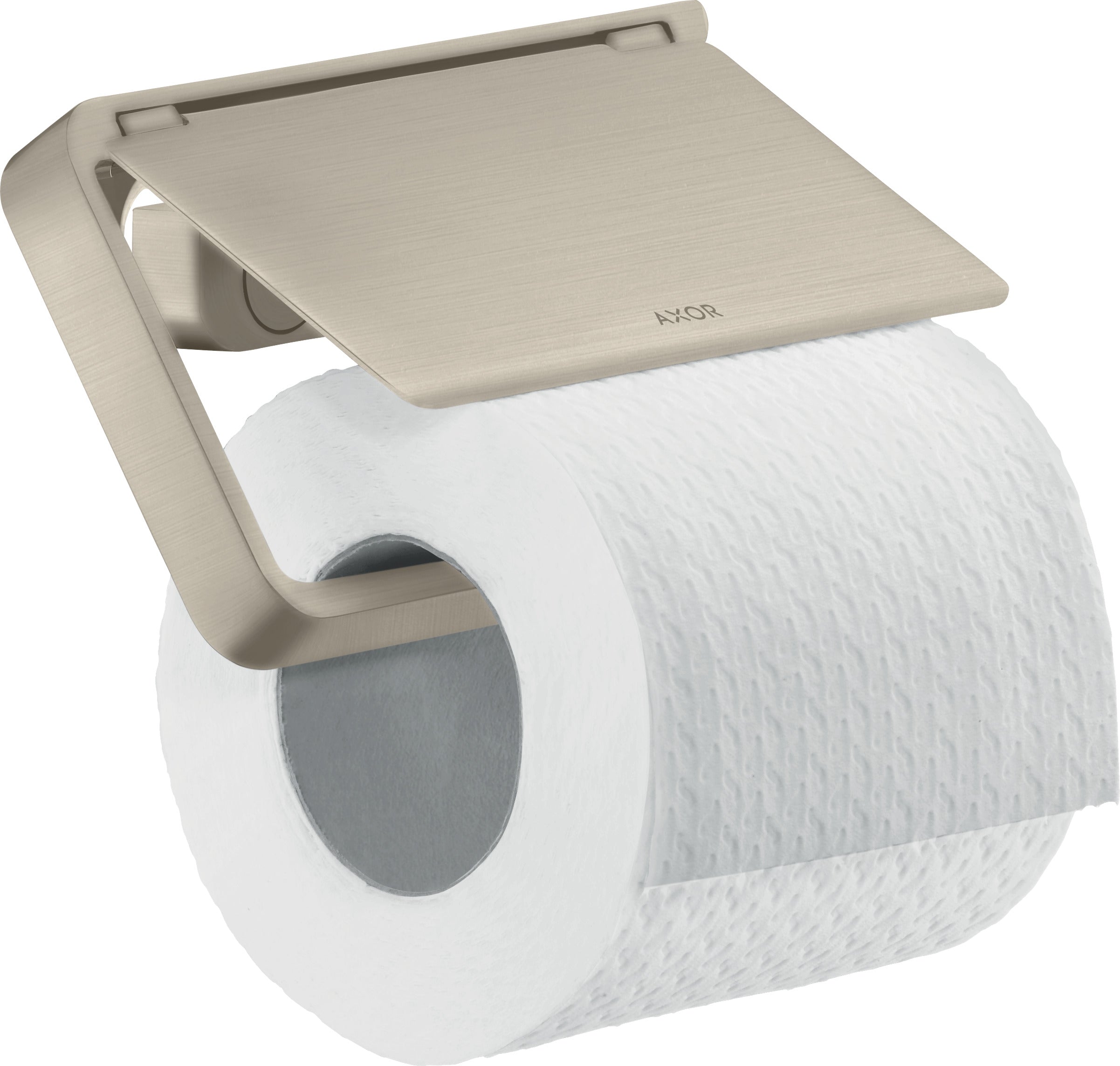 AXOR Universal Softsquare Toilet roll holder with cover