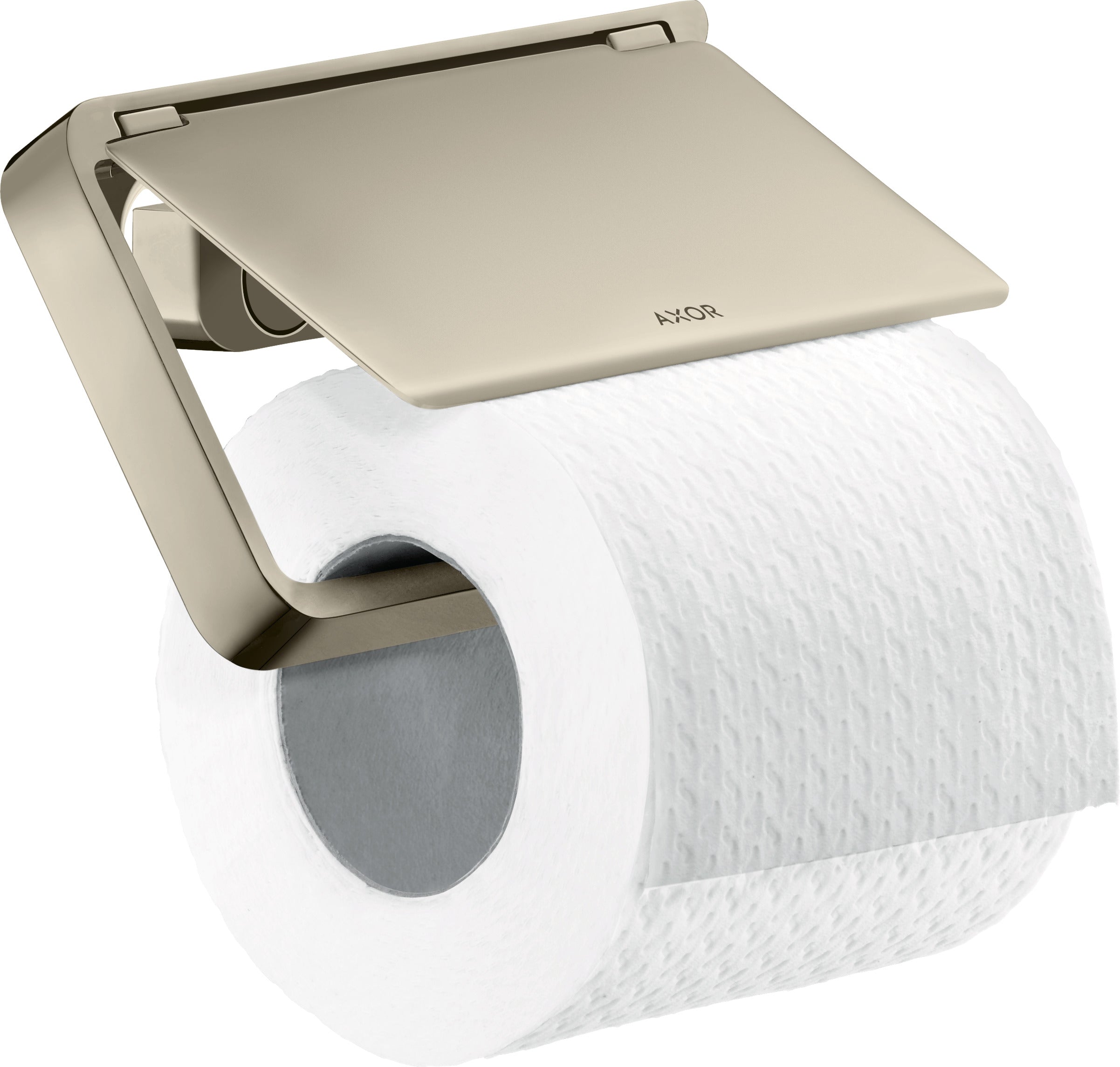 AXOR Universal Softsquare Toilet roll holder with cover